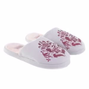 Pantofole donna Hogwarts rosa/grigio