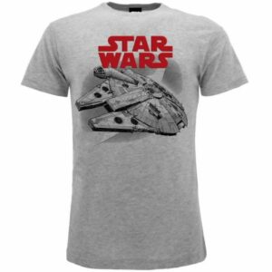 T-Shirt grigia Millennium Falcon