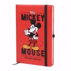 Block Notes A5 Mickey rosso Vintage