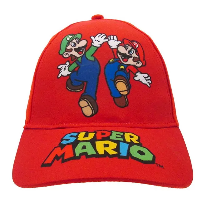 Super Mario 13372 - Cappello e Baffi Luigi per Bambini, Verde