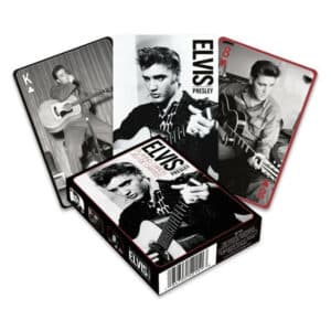 Playing cards Elvis Presley B&W Mazzo di carte da gioco – Music Legends