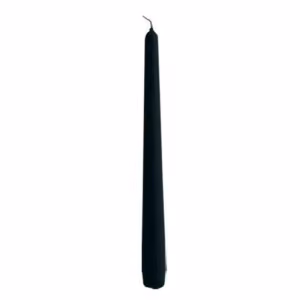 Candela Nera Conica 25cm