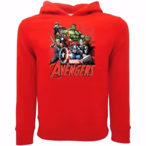 Felpa Rossa Avengers Gruppo