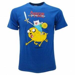 T-shirt Blu Adventure Time