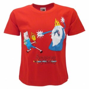 T-shirt Rossa Adventure Time