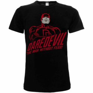 T-Shirt Nera Daredevil "The Man Without Fear!"