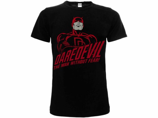 T-Shirt Nera Daredevil "The Man Without Fear!"