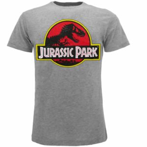 T-shirt Grey Jurassic Park