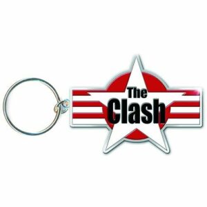 Portachiavi Logo The Clash in metallo