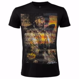 T-shirt Nera Jimi Hendrix
