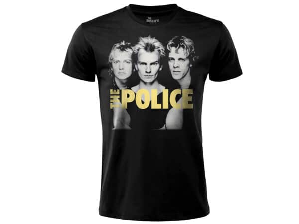 T-shirt Nera Police