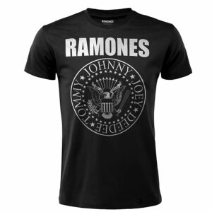 T-shirt Nera Logo Ramones