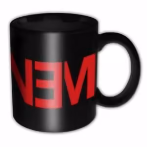 Tazza Nera Eminem logo rosso