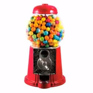 Dispenser retrò Grande in metallo "Gumball Machine"