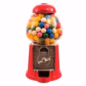 Dispenser retrò Piccolo in metallo "Gumball Machine"