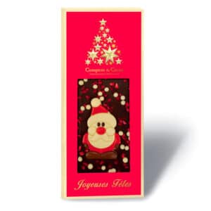 Tavoletta Gourmet con Cioccolato Fondente 70% Santa Claus