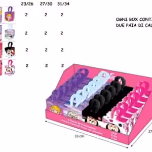 Mini Bag Calzini Frozen Elsa & Anna 2 paia
