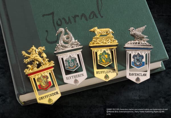 Set Segnalibri delle 4 casate di Hogwarts