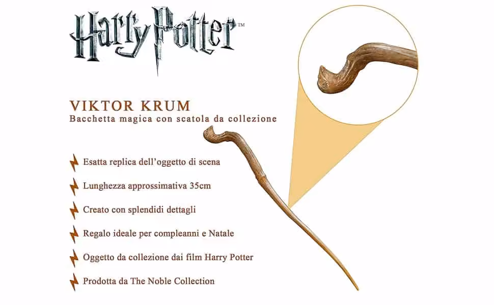Bacchetta Magica Viktor Krum Noble collection