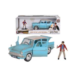 Modellino Ford Anglia 1959 Famiglia Weasley con personaggio scala 1:24