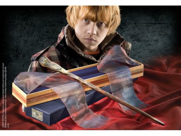 Bacchetta Magica Ron Weasley Olivander Noble collection