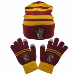 Set Berretto e guanti Grifondoro per bambino Harry Potter