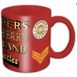 Tazza Rossa The Beatles Lonely Hearts