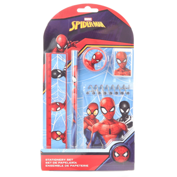 Set Cancelleria 5 pz Spiderman