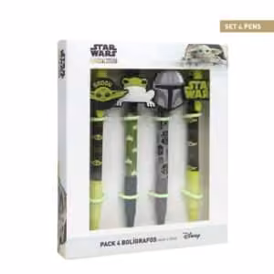 Set 4 penne Mandalorian & Baby Yoda