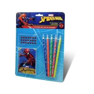 Set Stickers 6pz con Stickers Spiderman