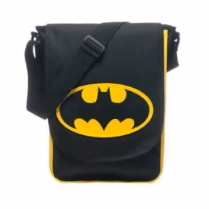Borsa Tracolla Batman nera e gialla