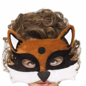 Maschera Kids Volpe in plastica