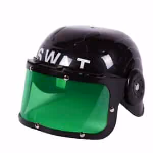 Casco da bambino Agente SWAT con visiera