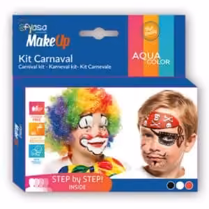 Kit Make Up Clown/Pirates Step by Step