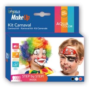 Kit Make Up Clown/Pirates Step by Step