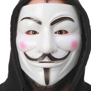 Maschera Anonymous V per Vedetta in plastica