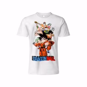 T-shirt Bianca Dragonball Goku Bambino