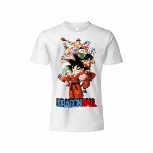 T-shirt Bianca Dragonball Goku Bambino
