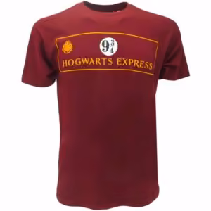 T-Shirt Bordeaux Binario 9 3/4 Hogwarts Express