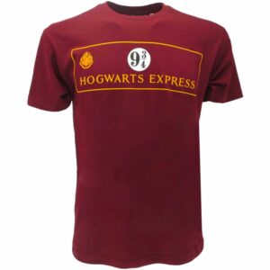 T-Shirt Bordeaux Binario 9 3/4 Hogwarts Express