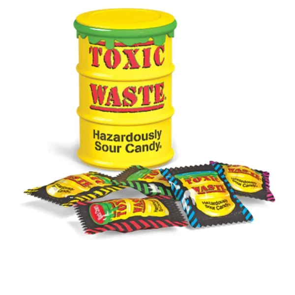 Toxic Waste Yellow Extreme Sour Candy