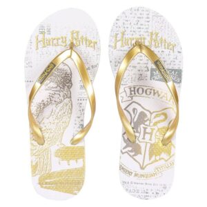Infradito Bianche & oro Hogwarts