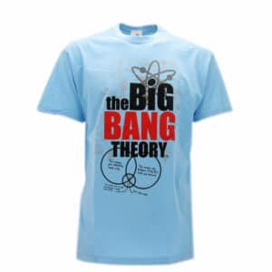 T-Shirt Azzurra Big Bang Theory Logo