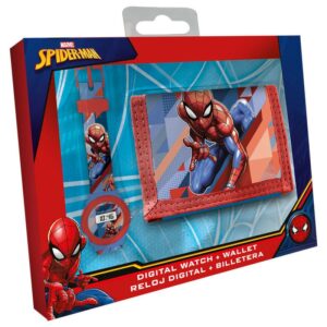 Set Orologio e portafoglio Spiderman