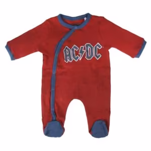 Tutina Unisex AC/DC rossa