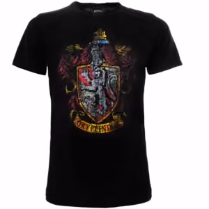 T-shirt Bambino nera Grifondoro vintage – Harry Potter