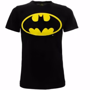 T-Shirt BAMBINO Nera Batman Logo Original