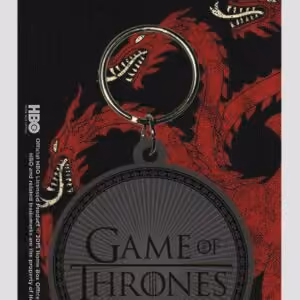 Portachiavi Game of Thrones logo in gomma