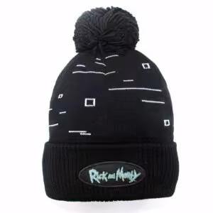 Berretto Nero Rick and Morty