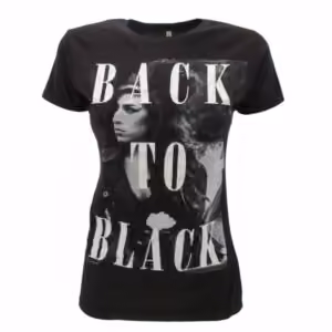 T-Shirt Nera Amy Winehouse - Music Legends